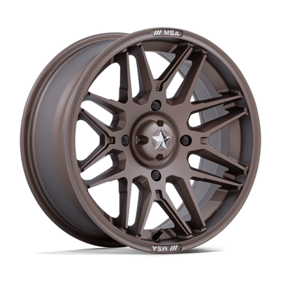MSA Offroad Wheels - RADAR - Bronze - Matte Bronze - 15" x 7", 10 Offset, 4x137 (Bolt pattern), 96.00mm HUB