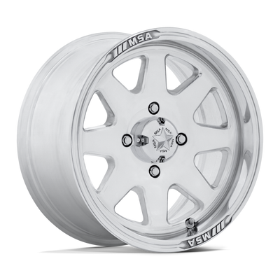 MSA Offroad Wheels - SPARK - Polished - 14" x 7", -47 Offset, 4x110 (Bolt pattern), 86.00mm HUB