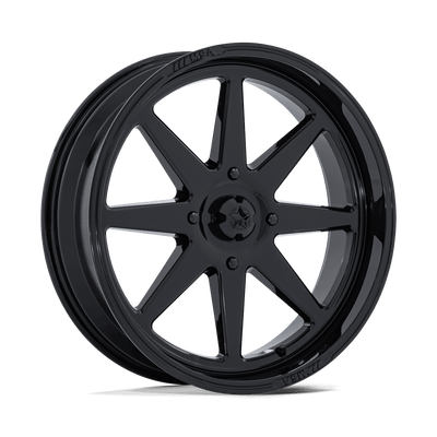 MSA Offroad Wheels - SPARK - Black - Gloss Black - 14" x 7", 10 Offset, 4x110 (Bolt pattern), 86.00mm HUB