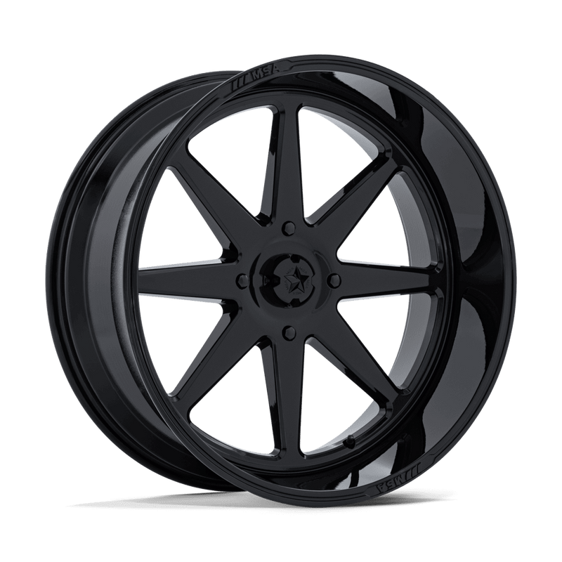 MSA Offroad Wheels - SPARK - Black - Gloss Black - 24" x 10", -25 Offset, 4x137 (Bolt pattern), 96.00mm HUB