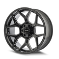 Mayhem - VANQUISH - Black - Gloss Black Milled - 20" x 10", -19 Offset, 6x135/139.7 (Bolt pattern), 106.00mm HUB
