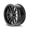 Mayhem - VECTOR - Black - Gloss Black - 20" x 9", 18 Offset, 6x135 (Bolt pattern), 87.10mm HUB