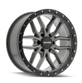 Mayhem - VECTOR - Gunmetal - Matte Gunmetal Black Lip - 20" x 9", 18 Offset, 6x139.7 (Bolt pattern), 106.00mm HUB