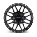 Mayhem - VECTOR - Black - Gloss Black - 17" x 9", 18 Offset, 8x165.1 (Bolt pattern), 125.20mm HUB