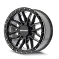 Mayhem - VECTOR - Black - Gloss Black - 17" x 9", 18 Offset, 8x165.1 (Bolt pattern), 125.20mm HUB