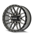 Mayhem - VECTOR - Gunmetal - Matte Gunmetal Black Lip - 17" x 9", 18 Offset, 8x170 (Bolt pattern), 125.20mm HUB