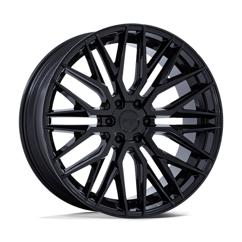 Niche - M224 GAMMA - Black - Gloss Black - 22" x 9.5", 25 Offset, 6x135 (Bolt pattern), 87.1mm HUB