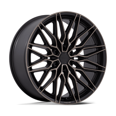 Niche - NC278 CALABRIA 6 - Black - Matte Black Machined with Dark Tint - 20" x 9.5", 30 Offset, 6x135 (Bolt pattern), 87.1mm HUB