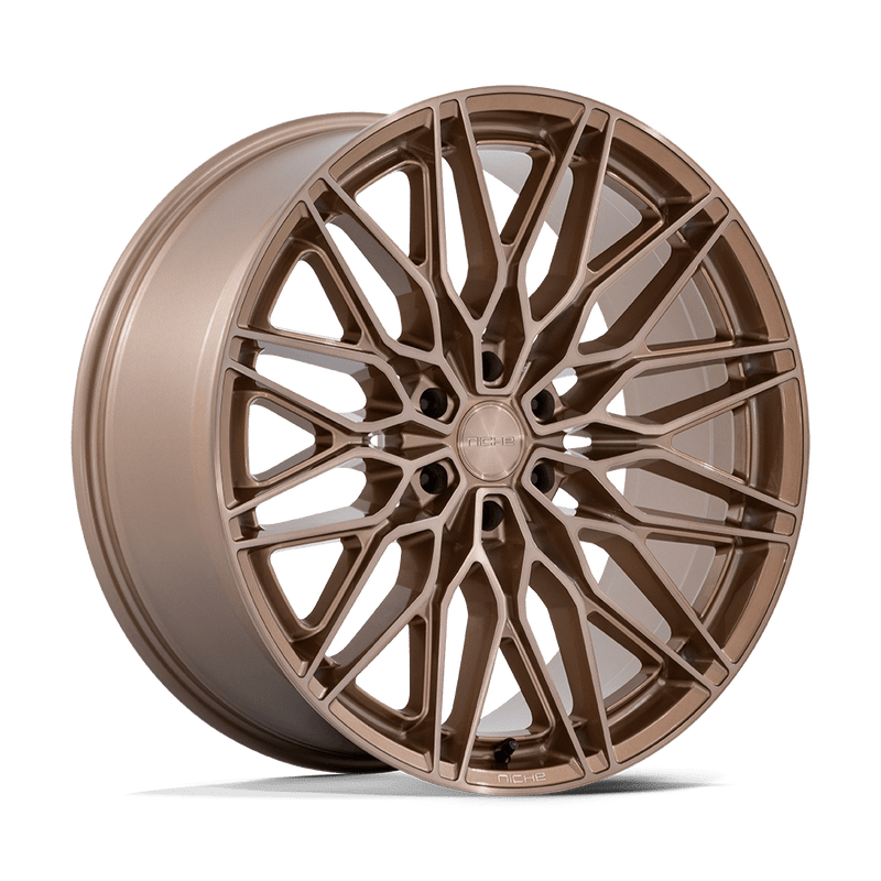 Niche - NC278 CALABRIA 6 - Bronze - Platinum Bronze - 22" x 9.5", 30 Offset, 6x135 (Bolt pattern), 87.1mm HUB