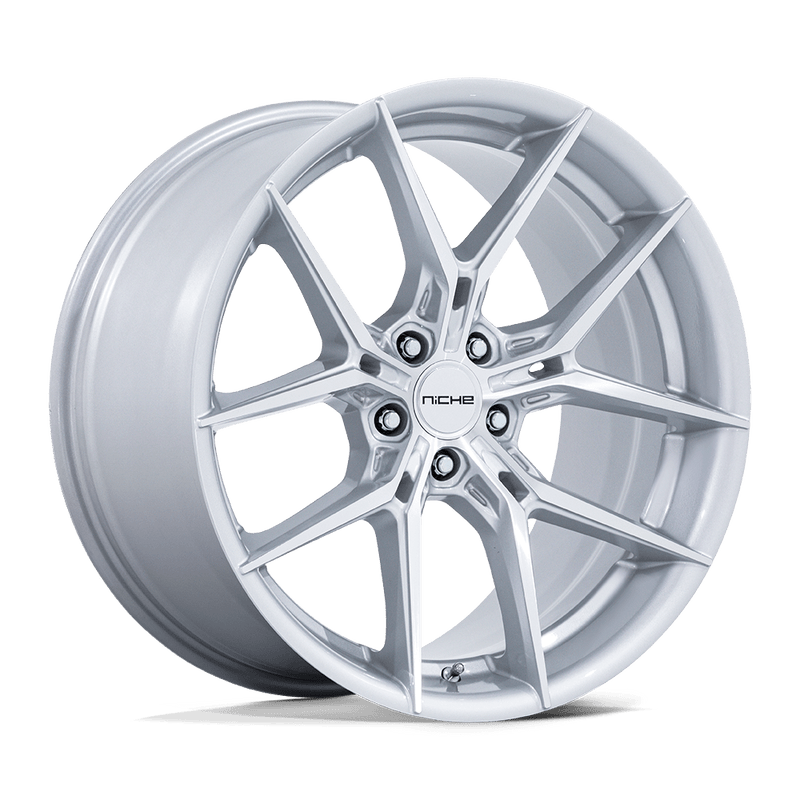 Niche - NC279 PRODIGY 5 - Silver - Silver with Machined Face - 18" x 8.5", 35 Offset, 5x120 (Bolt pattern), 72.56mm HUB