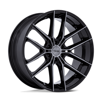 Niche - NC280 PRODIGY 6 - Black - Gloss Black Dark Tinted Clear - 26" x 10", 20 Offset, 6x139.7 (Bolt pattern), 106.10mm HUB