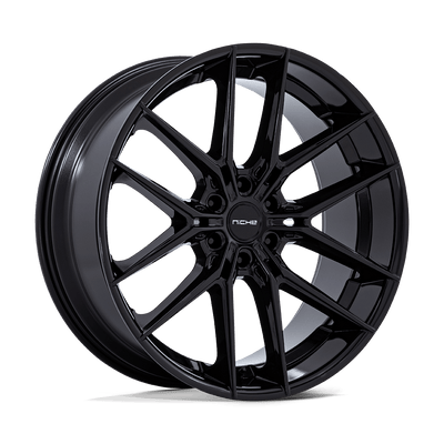 Niche - NC280 PRODIGY 6 - Black - Gloss Black - 26" x 10", 25 Offset, 6x135 (Bolt pattern), 87.10mm HUB