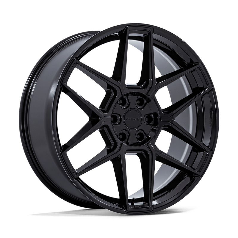 Niche - NC281 RISE - Black - Gloss Black - 24" x 10", 30 Offset, 6x135 (Bolt pattern), 87.1mm HUB