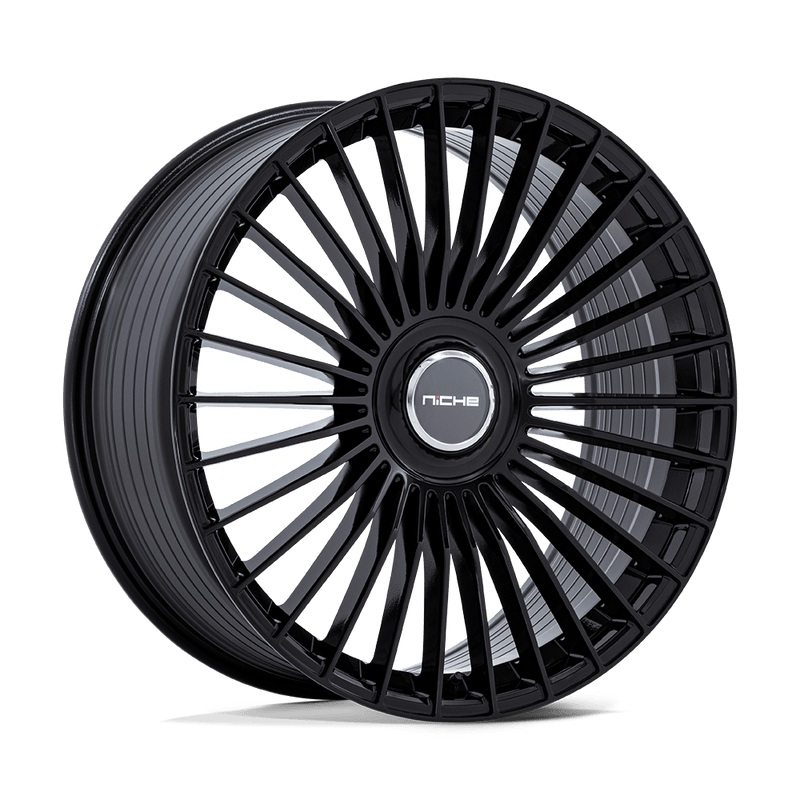 Niche - NC282 SERENE - Black - Gloss Black - 21" x 10.5", 38 Offset, 5x112/120 (Bolt pattern), 72.56mm HUB