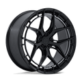 Niche - NC286 RIVIERA - Black - Gloss Black - 20" x 9", 27 Offset, 5x120 (Bolt pattern), 72.56mm HUB