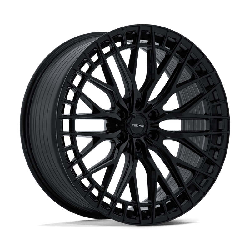 Niche - NC288 GENOA - Black - GLOSS BLACK - 24" x 10", 0 Offset, 6x139.7 (Bolt Pattern), 106.1mm HUB