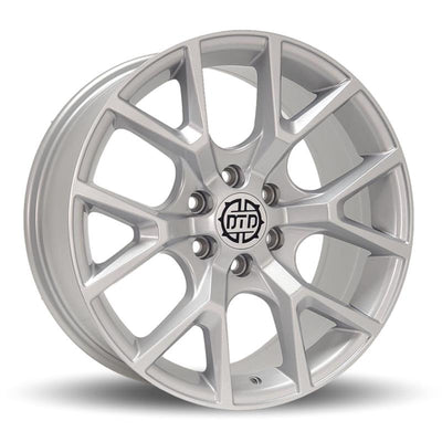 DTD - NORDIK - Silver - 20" x 8", 35 Offset, 6x132 (Bolt pattern), 74.50mm HUB