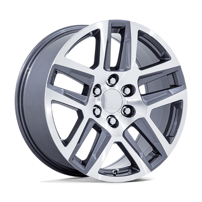 OE Creations - PR203 - Gunmetal - Gunmetal Machined - 20" x 9", 28 Offset, 6x139.7 (Bolt pattern), 78.1mm HUB