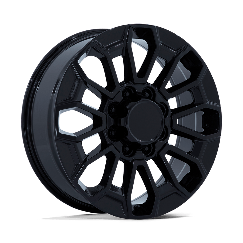 OE Creations - PR228 - Black - Gloss Black - 22" x 8.5", 40 Offset, 8x170 (Bolt pattern), 125.1mm HUB