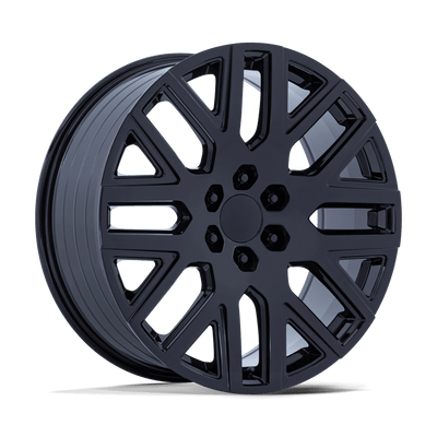 OE Creations - PR231 - Black - Gloss Black - 22" x 9", 28 Offset, 6x139.7 (Bolt pattern), 78.1mm HUB