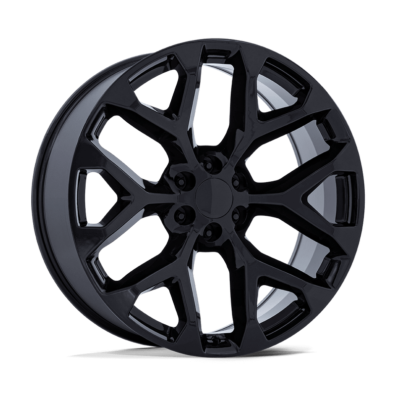OE Creations - PR177 - Black - GLOSS BLACK - 26" x 10", 24 Offset, 6x139.7 (Bolt Pattern), 78.1mm HUB