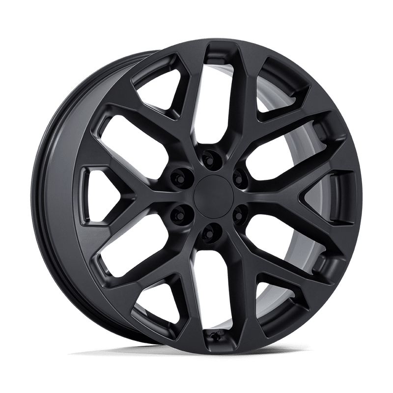 OE Creations - PR177 - Black - Satin Black - 22" x 9", 24 Offset, 6x139.7 (Bolt pattern), 78.1mm HUB