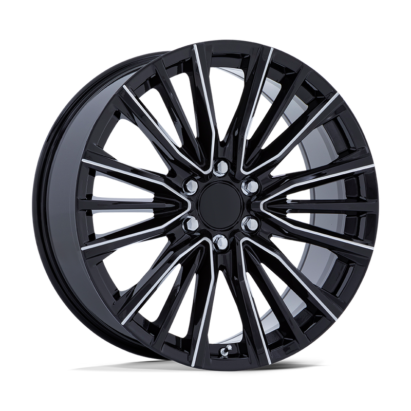 OE Creations - PR223 - Black - Gloss Black Milled - 26" x 10", 28 Offset, 6x139.7 (Bolt pattern), 78.1mm HUB