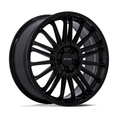 Petrol Wheels - PE001 P1D - Black - Gloss Black - 20" x 8.5", 40 Offset, 5x110 (Bolt pattern), 72.56mm HUB