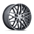 Petrol Wheels - PE004 P3E - Gunmetal - Gloss Gunmetal Brs-Mach Face - 20" x 8.5", 40 Offset, 5x112 (Bolt pattern), 66.56mm HUB
