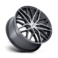 Petrol Wheels - PE004 P3E - Gunmetal - Gloss Gunmetal Brs-Mach Face - 17" x 8", 40 Offset, 5x112 (Bolt pattern), 66.56mm HUB