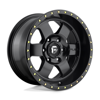 Fuel - D618 PODIUM - Black - Matte Black - 17" x 9", -12 Offset, 5x127 (Bolt pattern), 78.1mm HUB