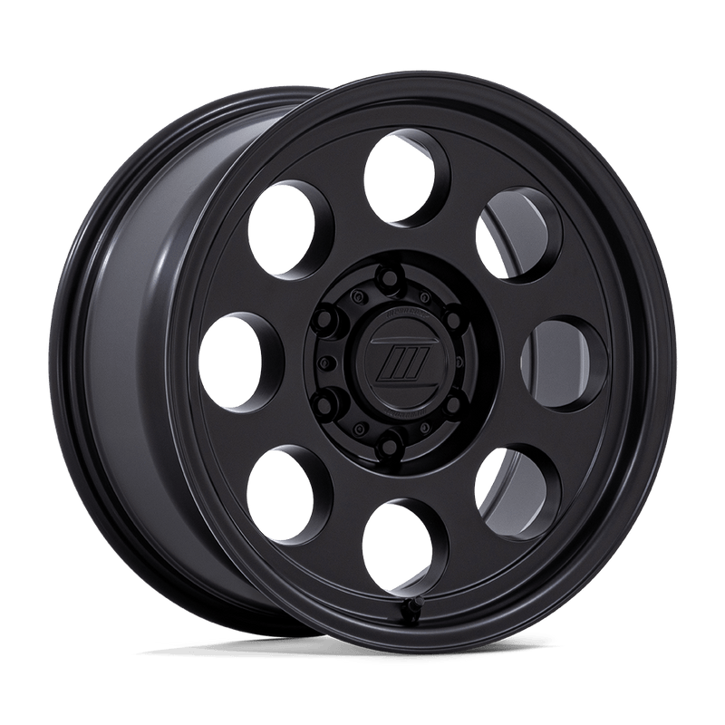 Pro Comp - PA201 HERITAGE - Black - Matte Black - 16" x 8", 0 Offset, 6x139.7 (Bolt pattern), 106.1mm HUB