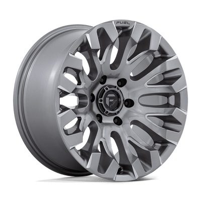 Fuel - D830 QUAKE - Gunmetal - Platinum - 18" x 9", 1 Offset, 6x135 (Bolt pattern), 87.1mm HUB