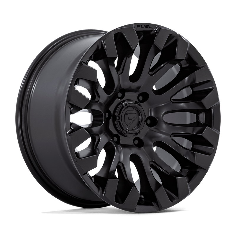 Fuel - D831 QUAKE - Black - Blackout - 18" x 9", 1 Offset, 6x139.7 (Bolt pattern), 106.1mm HUB