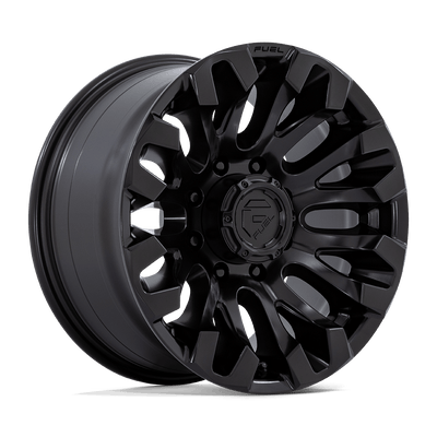 Fuel - D831 QUAKE - Black - Blackout - 18" x 9", 1 Offset, 8x165.1 (Bolt pattern), 125.1mm HUB