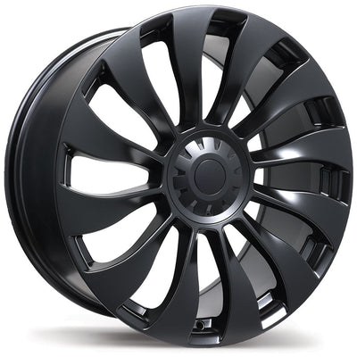 Replika - R263B - Black - Satin Black - 20" x 9.5", 45 Offset, 5x114.3 (Bolt pattern), 70.20mm HUB