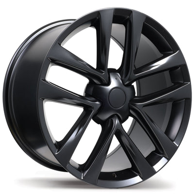 Replika - R264B - Black - Satin Black - 19" x 9.5", 40 Offset, 5x120 (Bolt pattern), 64.10mm HUB
