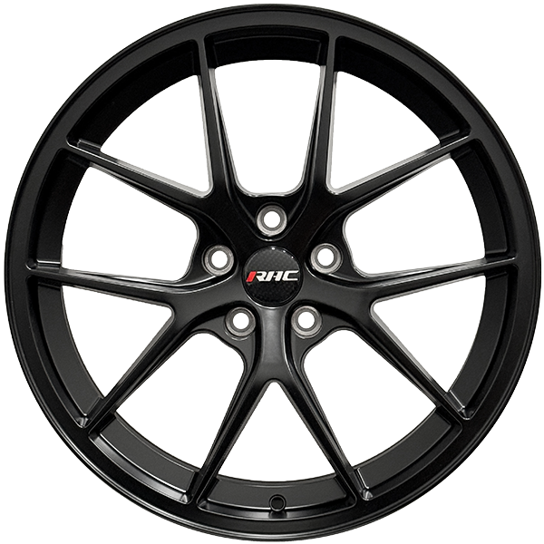 RAC Replica - RR26 - Black - Satin Black - 18" x 8", 32 Offset, 5x112 (Bolt Pattern), 66.6mm HUB