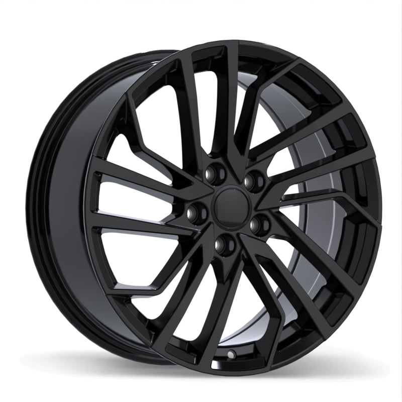 Replika - R274 - Black - Gloss Black - 18" x 8", 45 Offset, 5x112 (Bolt pattern), 57.1mm HUB