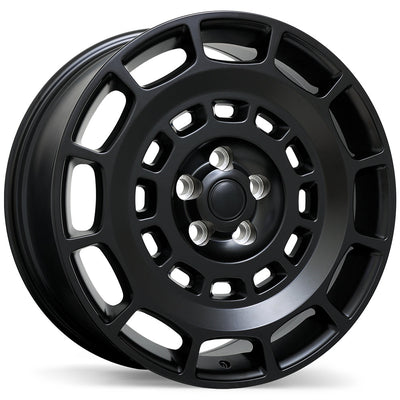 Replika - R278 - Black - Satin Black - 20" x 8.5", 42 Offset, 5x120 (Bolt pattern), 72.6mm HUB