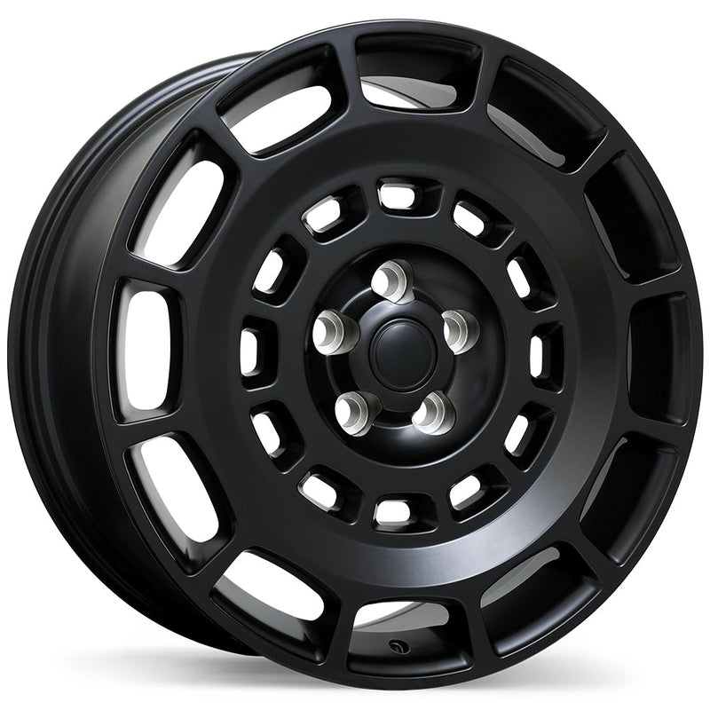Replika - R278 - Black - Satin Black - 20" x 8.5", 42 Offset, 5x120 (Bolt pattern), 72.6mm HUB