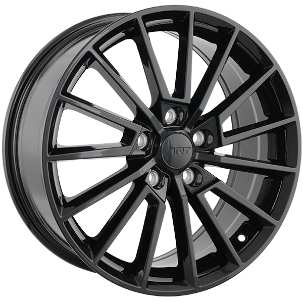 Art Replica Wheels - REPLICA 427 - Black - Gloss Black - 17" x 7", 45 Offset, 5x114.3 (Bolt Pattern), 67.1mm HUB