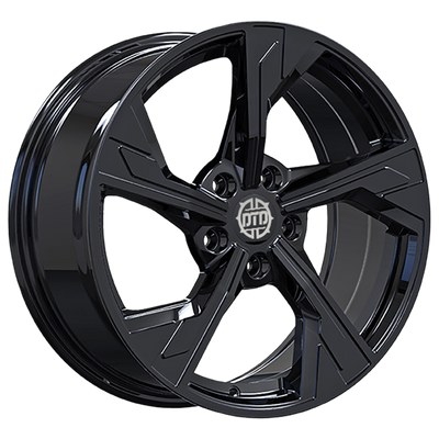 DTD - OEM+ - Black - Gloss Black - 18" x 8", 35 Offset, 5x112 (Bolt pattern), 66.60mm HUB