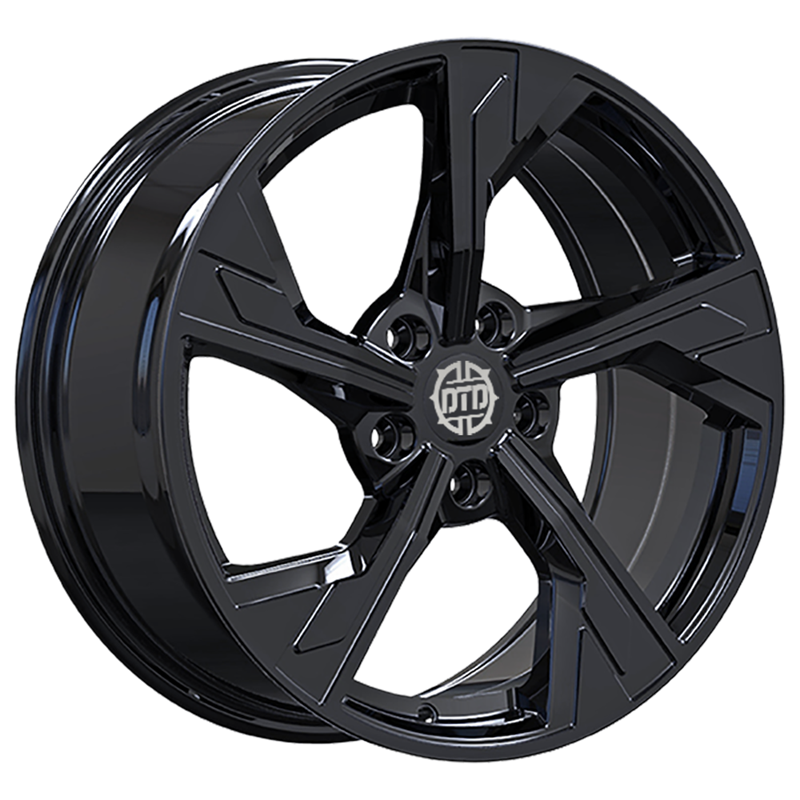 DTD - OEM+ - Black - Gloss Black - 19" x 8.5", 35 Offset, 5x112 (Bolt pattern), 66.60mm HUB