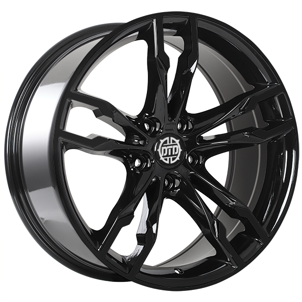 DTD - OEM+ - Black - Gloss Black - 18" x 8.5", 35 Offset, 5x112 (Bolt pattern), 66.60mm HUB