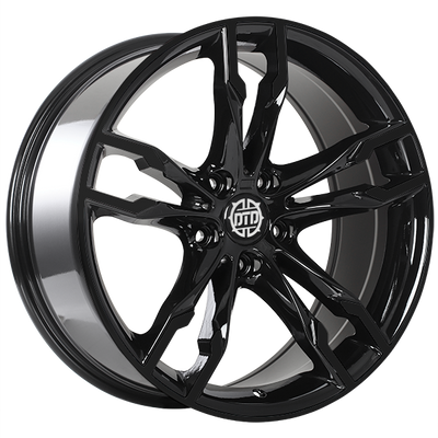 DTD - OEM+ - Black - Gloss Black - 19" x 8.5", 35 Offset, 5x112 (Bolt pattern), 66.60mm HUB