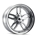 Ridler - 608 - Chrome - 20" x 10", 0 Offset, 5x120.65 (Bolt pattern), 72.62mm HUB