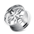 Ridler - 608 - Chrome - 20" x 10", 0 Offset, 5x120.65 (Bolt pattern), 72.62mm HUB