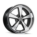 Ridler - 652 - Black - Gloss Black with Diamond Cut Face & Lip - 18" x 9.5", 0 Offset, 5x139.7 (Bolt pattern), 108.10mm HUB
