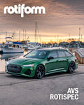 Rotiform - AVS - Silver - Gloss Silver - 22" x 10.5", 10 Offset, 5x112 (Bolt pattern), 66.6mm HUB